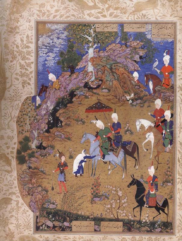 Sultan Sanjar and the widow, Sultan Muhammad